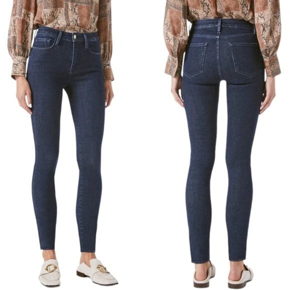 Frame Le One Skinny Jeans Keller Wash Women’s Size 2 (29-34) Designer Denim - Picture 1 of 2